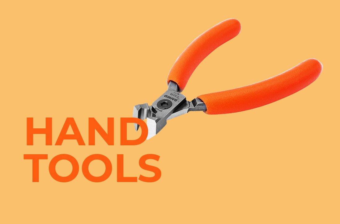 Side Cutter with soft orange background